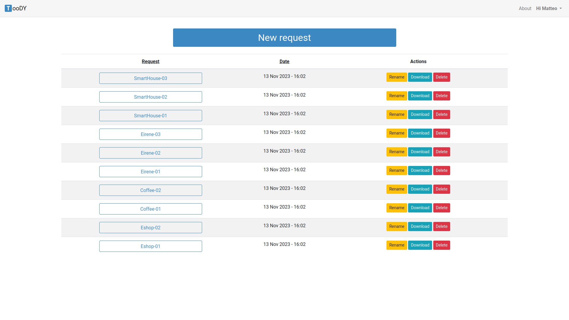 TooDY-lista screenshot