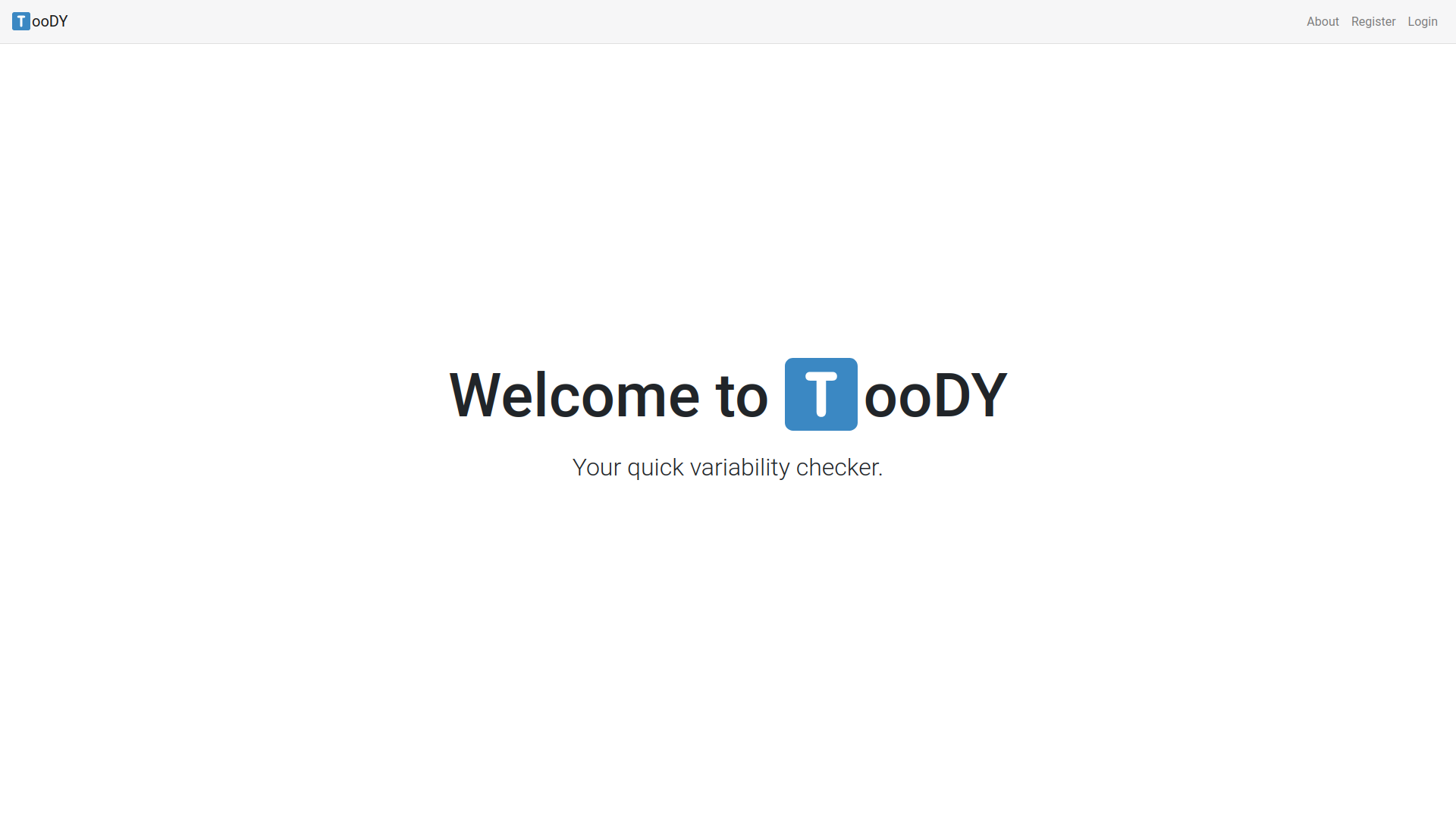 TooDY-welcome screenshot