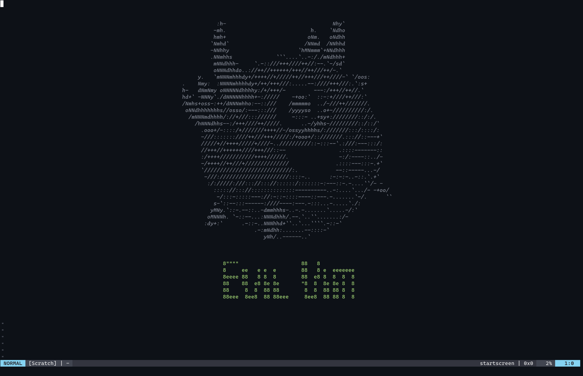 StartScreen screenshot